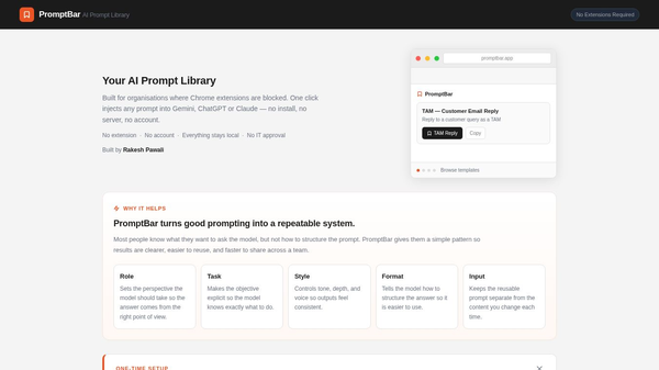PromptBar