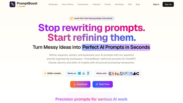 PromptBoost – Stop rewriting AI prompts