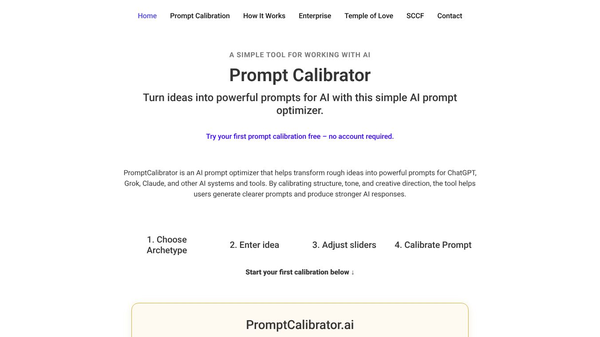 PromptCalibrator.ai