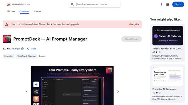 PromptDeck- AI Prompt Manager