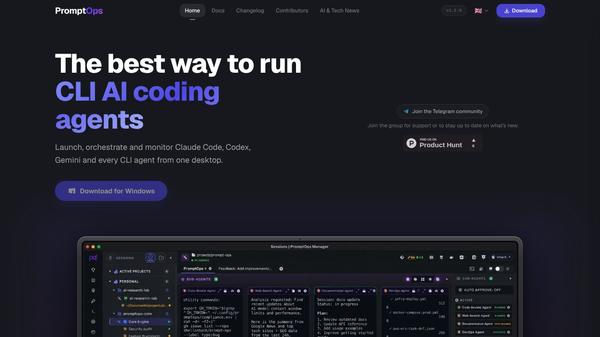 PromptOps: IDE for CLI AI Coding Agents