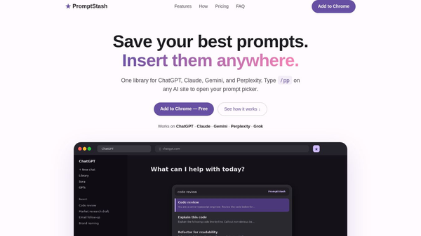 PromptStash