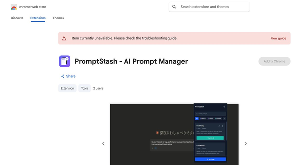 PromptStash