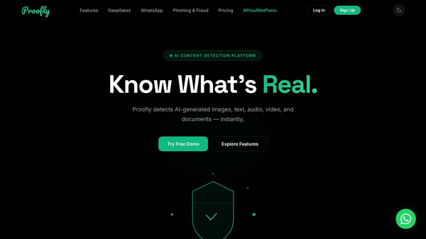Proofly — AI content authenticity
