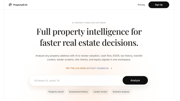 PropertyIQ AI