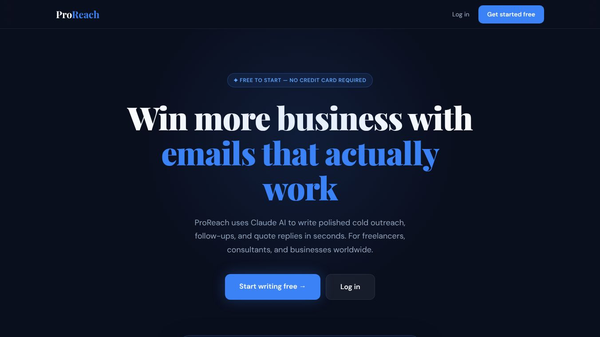 ProReach - Outreach Emails in Seconds