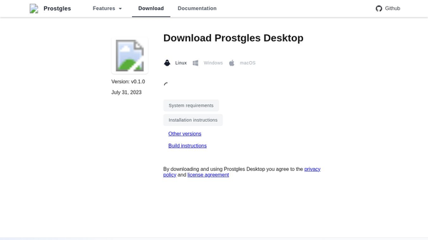 Prostgles Desktop