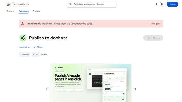 Publish to dochost