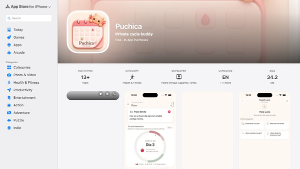 Puchica - period tracker private app