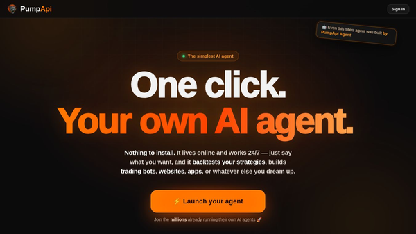 PumpApi Agent
