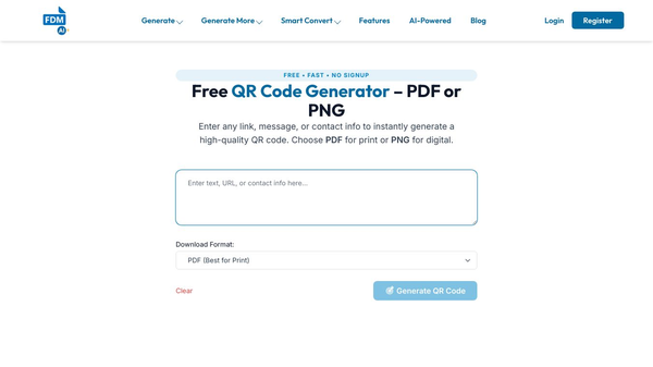 QR Code Generator: Free Document Maker