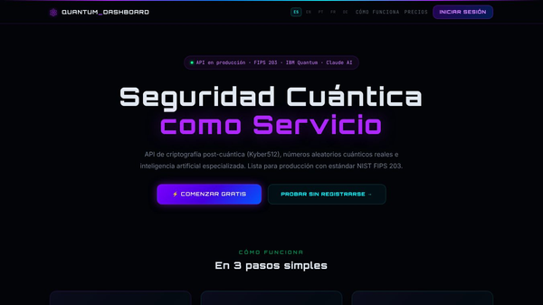 Quantum Dashboard