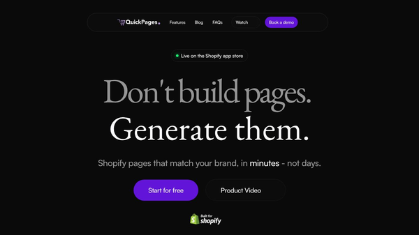 QuickPages AI
