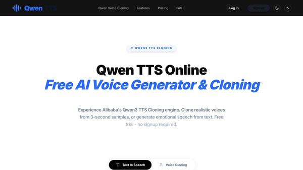 Qwen TTS Online
