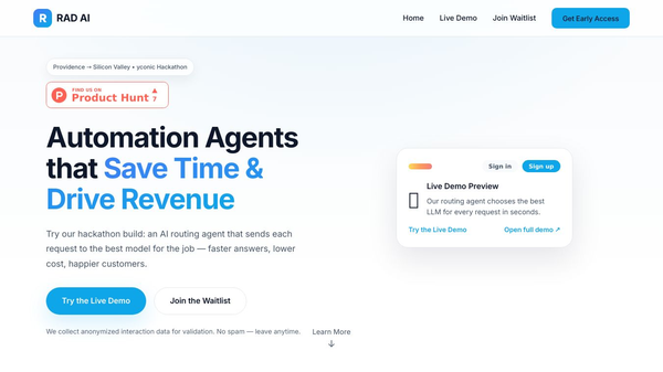 RAD AI — LLM Council Router