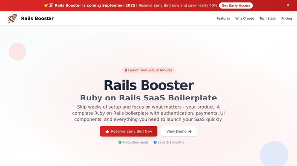Rails Booster