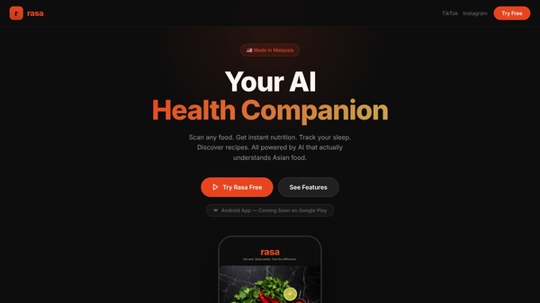 Rasa — AI Health Companion