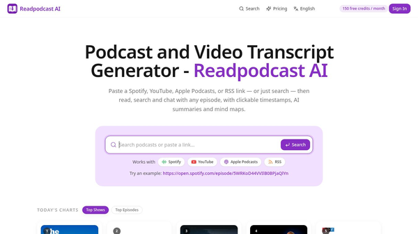 Readpodcast AI