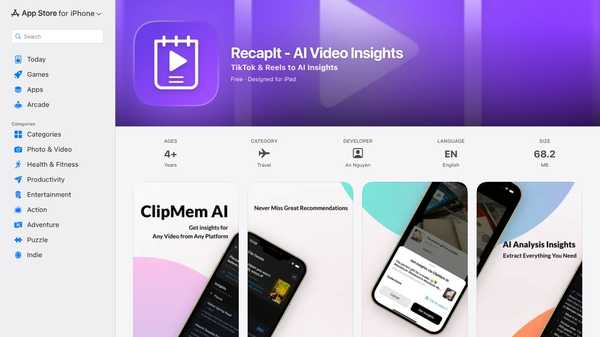 RecapIt - AI Video Insights