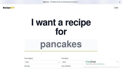 Recipegpt