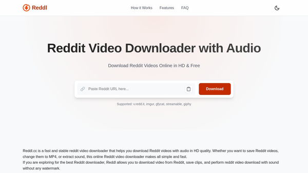 Reddit Video Downloader