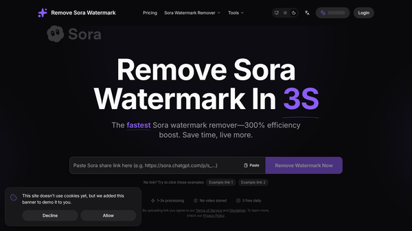 Remove Sora Watermark