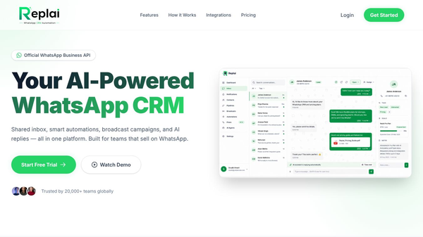 Replai AI — AI-powered WhatsApp CRM
