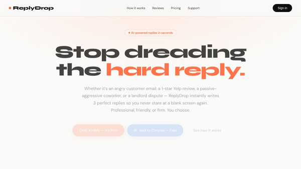 ReplyDrop