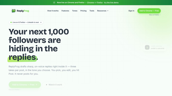 ReplyFrog