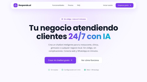Responde.ai — Chatbots for your business