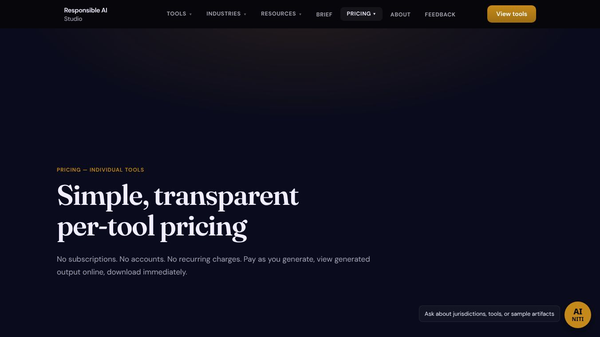 Responsible AI Studio