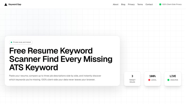 Resume Gap Scanner