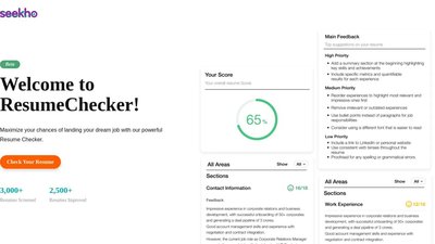 ResumeChecker by Seekho