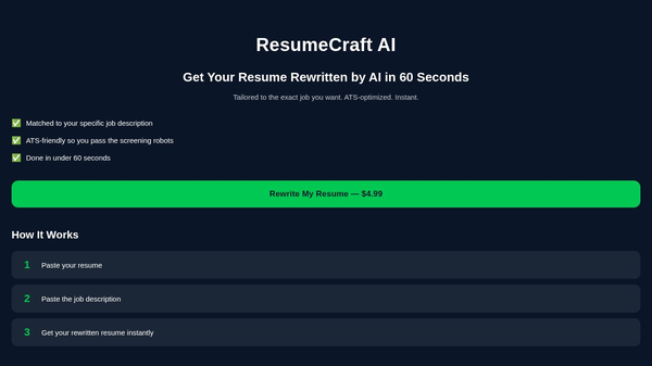 ResumeCraft AI