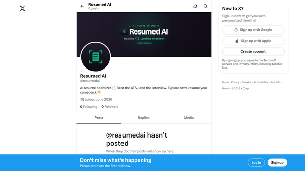 Resumed AI: Resume/CV Builder