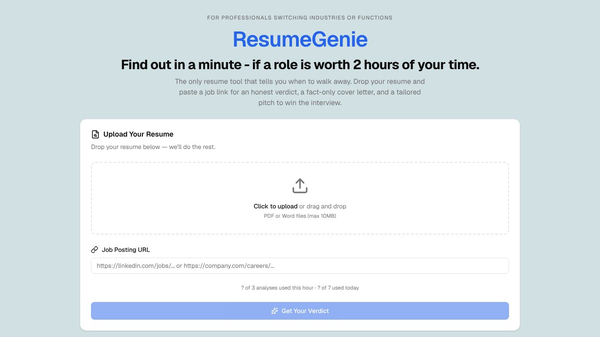 ResumeGenie