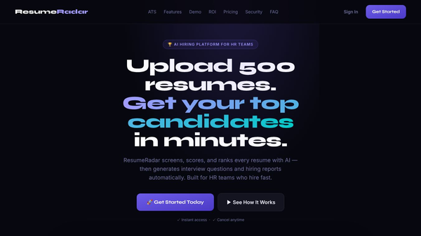 ResumeRadar — Your AI Hiring Bestie