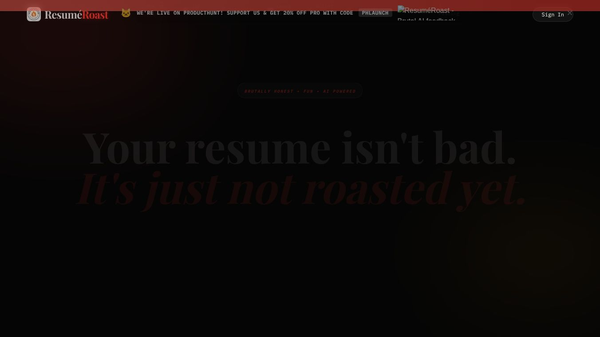 ResuméRoast
