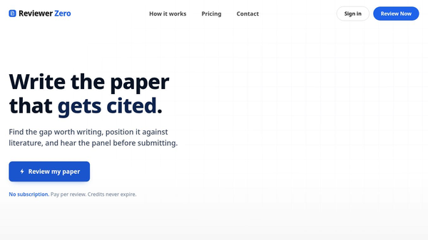 Reviewer Zero