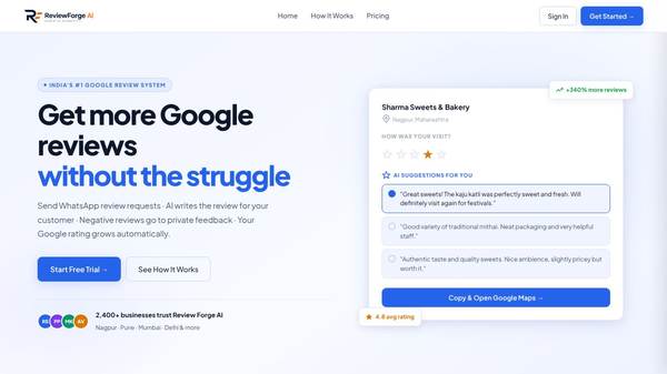 ReviewForge AI