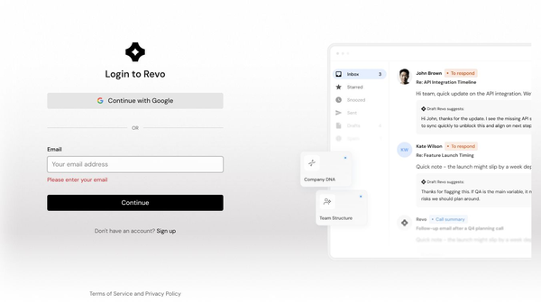 Revo AI Email Assistant