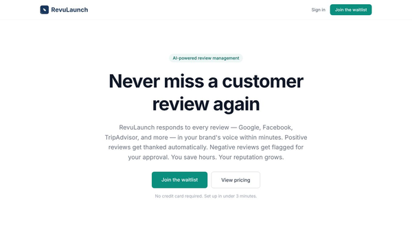 RevuLaunch