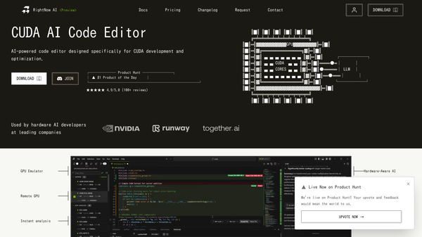 RightNow CUDA Editor