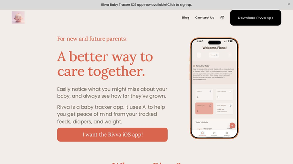 Rivva - AI Baby Tracking App