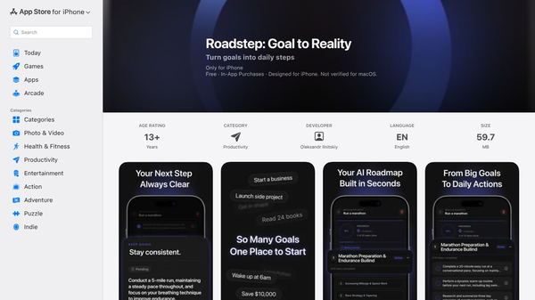 Roadstep: Goal to Reality