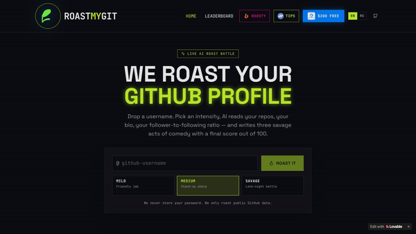 RoastMyGit