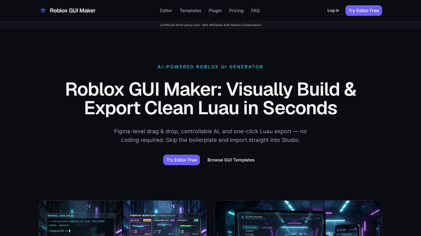 Roblox GUI Maker