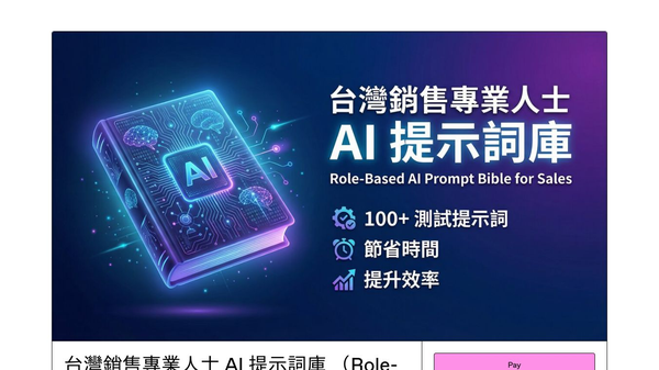 Role-Based AI Prompt Bible for Sales
