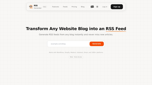 RSS Generator