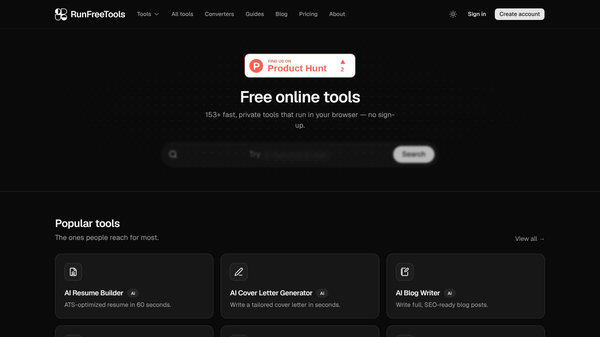RunFreeTools